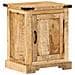 Comodino 40x35x50 Cm In Legno Massello Di Mango - Foto miniatura 1
