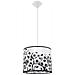 Lampada A Sospensione Football B 30 Sl. 1426 - Moderno Lampade A Sospensione Bianco Nero 82x30x30 Cm - Foto miniatura 1