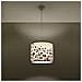 Lampada A Sospensione Football B 30 Sl. 1426 - Moderno Lampade A Sospensione Bianco Nero 82x30x30 Cm - Foto miniatura 8
