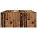 Tavolino da Salotto con Cassetti Legno Antico 100x100x40 cm - Foto miniatura 5