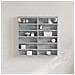 Armadietto Vetrina Grigio Cemento 60x8,5x58 Cm Multistrato - Foto miniatura 1