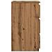 Comodino Rovere Artigianale 40x35x62,5 cm in Legno Multistrato - Foto miniatura 3