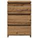 Comodino Rovere Artigianale 40x35x62,5 cm in Legno Multistrato - Foto miniatura 5