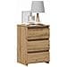 Comodino Rovere Artigianale 40x35x62,5 cm in Legno Multistrato - Foto miniatura 7