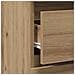 Comodino Rovere Artigianale 40x35x62,5 cm in Legno Multistrato - Foto miniatura 8