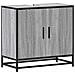 Mobile Lavabo Bagno Grigio Sonoma 65x33x60 Cm Legno Multistrato - Foto miniatura 2