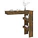 Bancone Da Muro Rovere Fumo 102x45x103,5 Cm Legno Multistrato - Foto miniatura 6