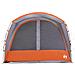 Tenda da Campeggio 4 Persone Grigio e Arancione Impermeabile - Foto miniatura 5