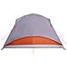 Tenda da Campeggio 4 Persone Grigio e Arancione Impermeabile - Foto miniatura 7