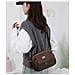 Elegante Borsa A Tracolla In Nylon 2025 Per Donna Coffee - Foto miniatura 3