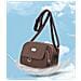 Elegante Borsa A Tracolla In Nylon 2025 Per Donna Coffee - Foto miniatura 7