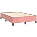 Letto a Molle con Materasso e LED Rosa 120x190 cm in Velluto - Foto miniatura 6