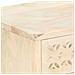 Comodino 40x30x50 Cm In Legno Massello Di Mango - Foto miniatura 8