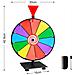 Ruota Della Fortuna Da 12 Pollici Con 12 Slot Personalizzabili - Perfetta Per Giochi E Promozioni - Foto miniatura 2