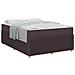 Struttura letto con materasso Marrone scuro 140 x 200 cm - Foto miniatura 4