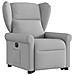 Poltrona Alzapersona Reclinabile Elettrica Grigi Nuvola Tessuto - Foto miniatura 3