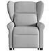 Poltrona Alzapersona Reclinabile Elettrica Grigi Nuvola Tessuto - Foto miniatura 4