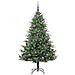 Albero di Natale artificiale preilluminato con set di palline - Foto miniatura 3