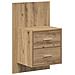 Testata con Comodino 3 pcs Rovere artigianale Legno multistrato - Foto miniatura 6