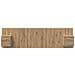 Testata con Comodino 3 pcs Rovere artigianale Legno multistrato - Foto miniatura 7