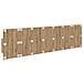 Testata con Comodino 3 pcs Rovere artigianale Legno multistrato - Foto miniatura 9