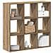 Libreria Rovere Artigianale 102x32x102 cm in Legno Multistrato - Foto miniatura 2