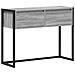 Tavolino Grigio Sonoma 100 x 36 x 75 cm Legno multistrato - Foto miniatura 1
