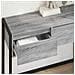 Tavolino Grigio Sonoma 100 x 36 x 75 cm Legno multistrato - Foto miniatura 4