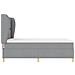 Letto con molle e materasso Grigio Scuro 90x190 cm Tessuto - Foto miniatura 8