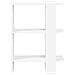Libreria Bianco 52 x 25 x 71,5 cm Legno multistrato - Foto miniatura 5
