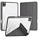 Cover per iPad Pro 12.9 (2022) - TPU+PC+Pelle /PU, Grigio, Antiurto - Foto miniatura 4