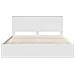 Struttura del letto Bianco 200 x 200 cm Legno Ingegnerizzato - Foto miniatura 8