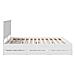 Struttura del letto Bianco 200 x 200 cm Legno Ingegnerizzato - Foto miniatura 9
