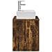 Mobile Lavabo da Parete Rovere Fumo 49,5 x 41 x 62,5 cm - Foto miniatura 3