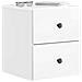 Mobiletto da notte a muro 2 pcs Bianco Lucido 34,5 x 33 x 40 cm - Foto miniatura 2