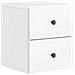Mobiletto da notte a muro 2 pcs Bianco Lucido 34,5 x 33 x 40 cm - Foto miniatura 3