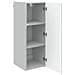 Mobiletto a muro Bianco 33 x 34,5 x 90 cm Legno ingegnerizzato - Foto miniatura 3