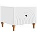 Tavolino da salotto Bianco 49 x 50 x 40 cm Legno ingegnerizzato - Foto miniatura 1