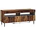Mobile TV LED a 3 pezzi Legno antico Legno ingegnerizzato - Foto miniatura 2