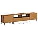 Mobile TV LED a 3 pezzi Legno antico Legno ingegnerizzato - Foto miniatura 3