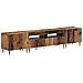 Mobile TV LED a 3 pezzi Legno antico Legno ingegnerizzato - Foto miniatura 1