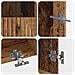 Mobile TV LED a 3 pezzi Legno antico Legno ingegnerizzato - Foto miniatura 6