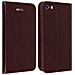 Custodia A Libro In Vera Pelle Serie First Class Apple Iphone 5 E 5s - Marrone - Foto miniatura 12