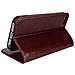 Custodia A Libro In Vera Pelle Serie First Class Apple Iphone 5 E 5s - Marrone - Foto miniatura 14