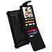 Cover Smartphone 5,3"" A 5,5"" Cover Universale Silicone Porta-carte - Nero - Foto miniatura 2