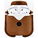 Custodia Airpods Anti-shock Anti-graffio Airsnap Cinturino Marrone - Foto miniatura 1