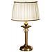 Lampada Da Tavolo Con Paralume Affusolato In Tessuto Classico Ottone Antico, 1x E14 - Foto miniatura 1
