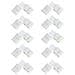 10 Confezione 8 Millimetri 2pin L-shape 2835 3528 Led Angolo Connettore Dangolo Destro Connettore Per Singolo Colore Luci Di Striscia Led - Foto miniatura 1