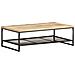 Tavolino Da Caff 110x60x35 Cm In Legno Massello Di Mango - Foto miniatura 1