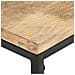 Tavolino Da Caff 110x60x35 Cm In Legno Massello Di Mango - Foto miniatura 5